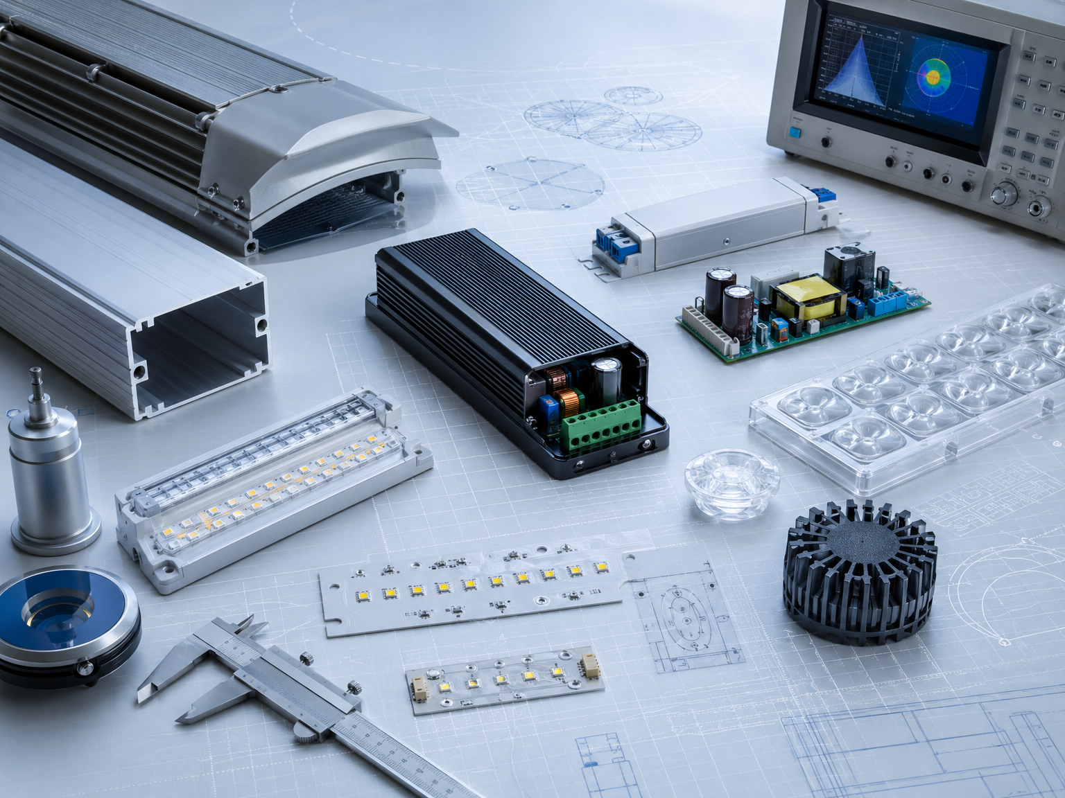 LED driver, module and luminaire manufacturing capability